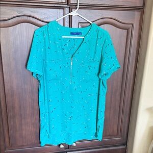 Apt. 9 Women's Vibrant Teal Blouse